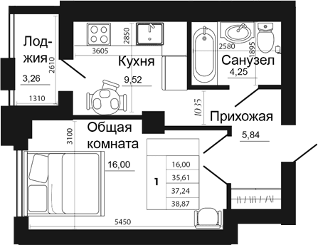 Планировка 25