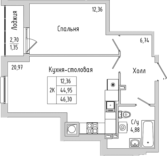 Планировка 34