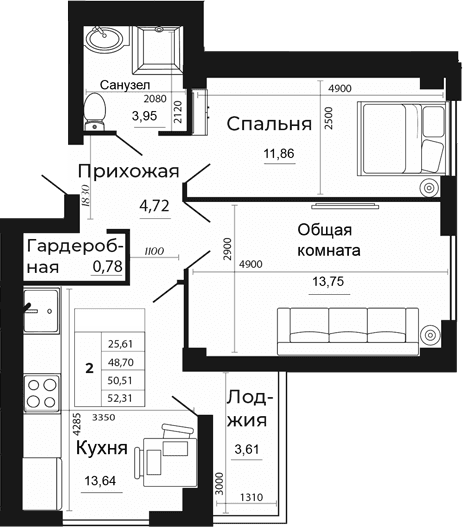 Планировка 32