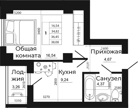 Планировка 21